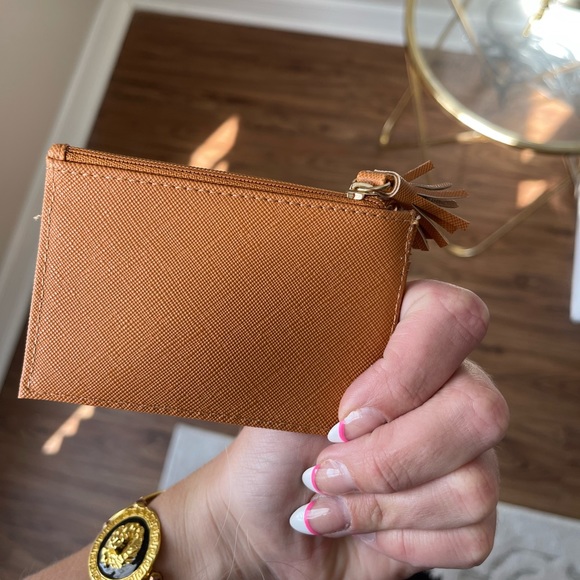 Brand New Vegan Leather Card Holder with change purse - Picture 5 of 5